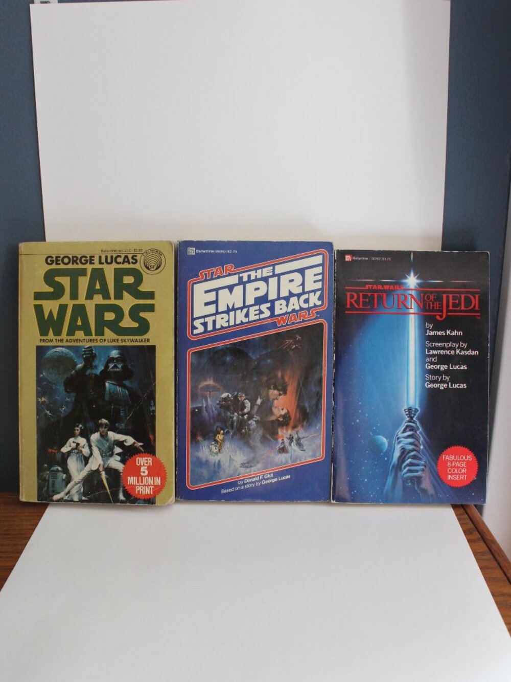 Vintage Star Wars Pocket Book Lot Of 3